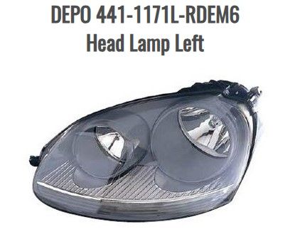 Head Lamp Left Golf 5