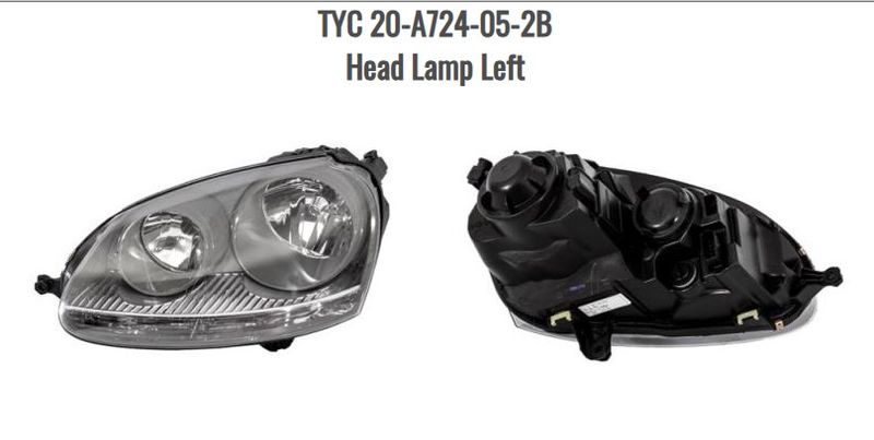Head Lamp Left Golf 5