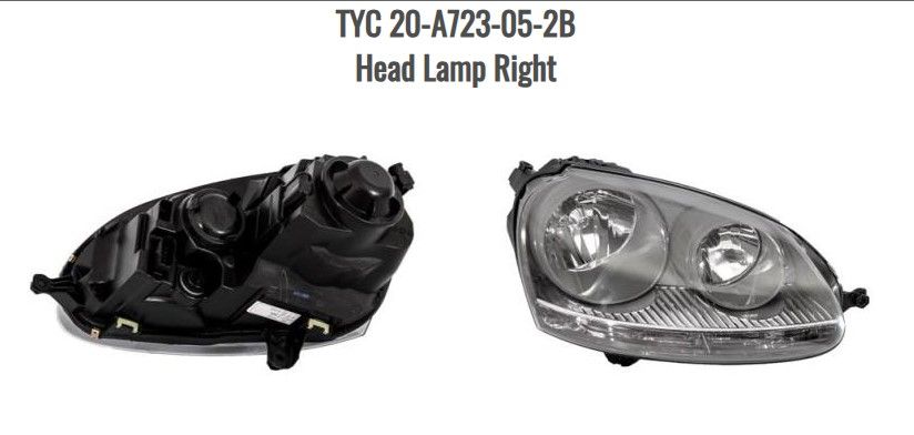 Head Lamp Right Golf 5