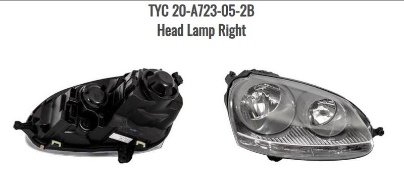 Head Lamp Right Golf 5