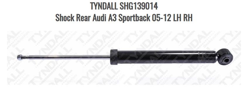 Shock Rear Audi A3 Sportback 05-12 LH RH