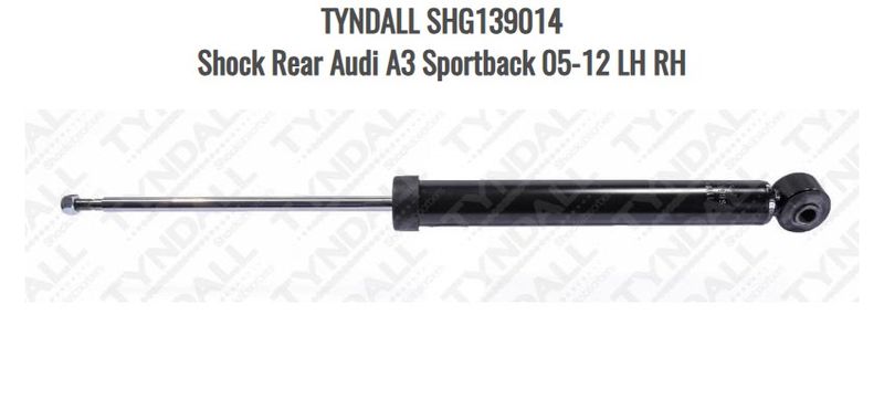 Shock Rear Audi A3 Sportback 05-12 LH RH