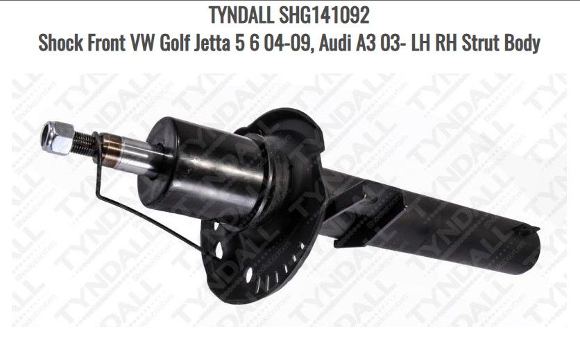 Shock Front VW Golf Jetta 5 6 04-09, Audi A3 03- LH RH Strut Body