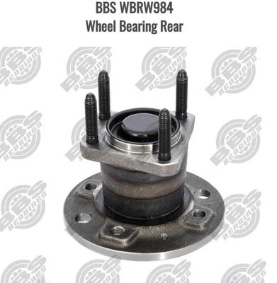 CHEV UTILITY WHEEL BEARING REAR - BBS - WBRW984
