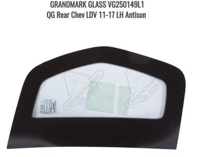 CHEV UTILITY REAR SIDE WINDOW LH -GRANDM -VG250149L1