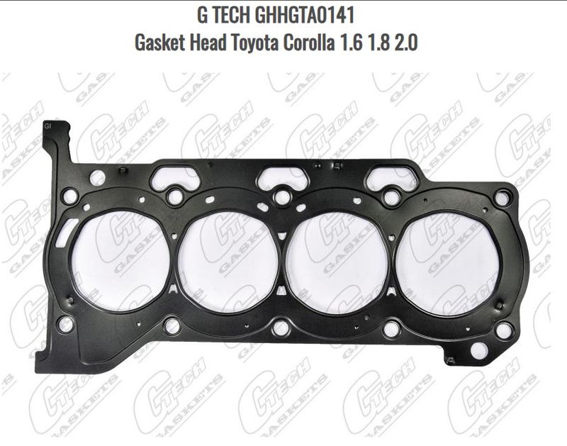 G TECH GHHGTA0141 Gasket Head Toyota Corolla 1.6 1.8 2.0
