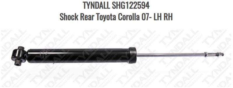 TYNDALL SHG122594 Shock Rear Toyota Corolla 07- LH RH