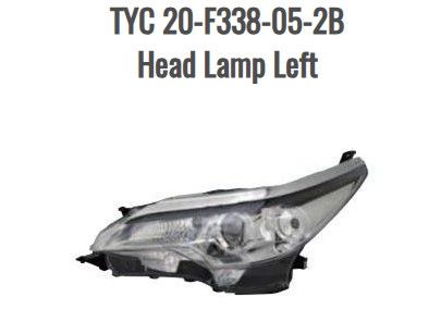 TYC 20-F338-05-2B Head Lamp Left
