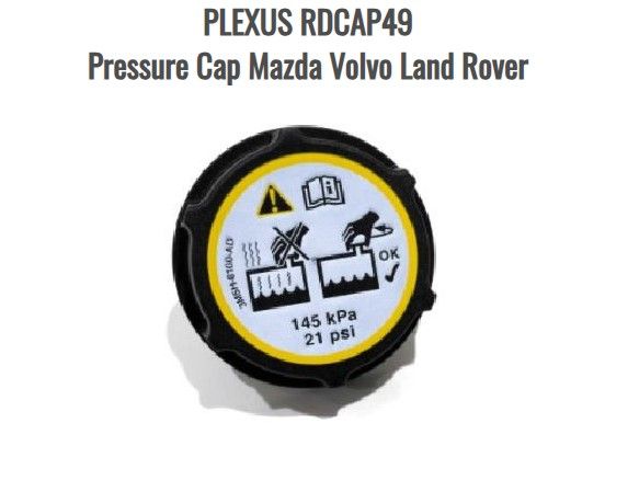 PLEXUS RDCAP49 Pressure Cap Mazda Volvo Land Rover