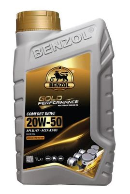 Benzol Comfort Drive 20W50 SL/CF A3/B3 1Lt