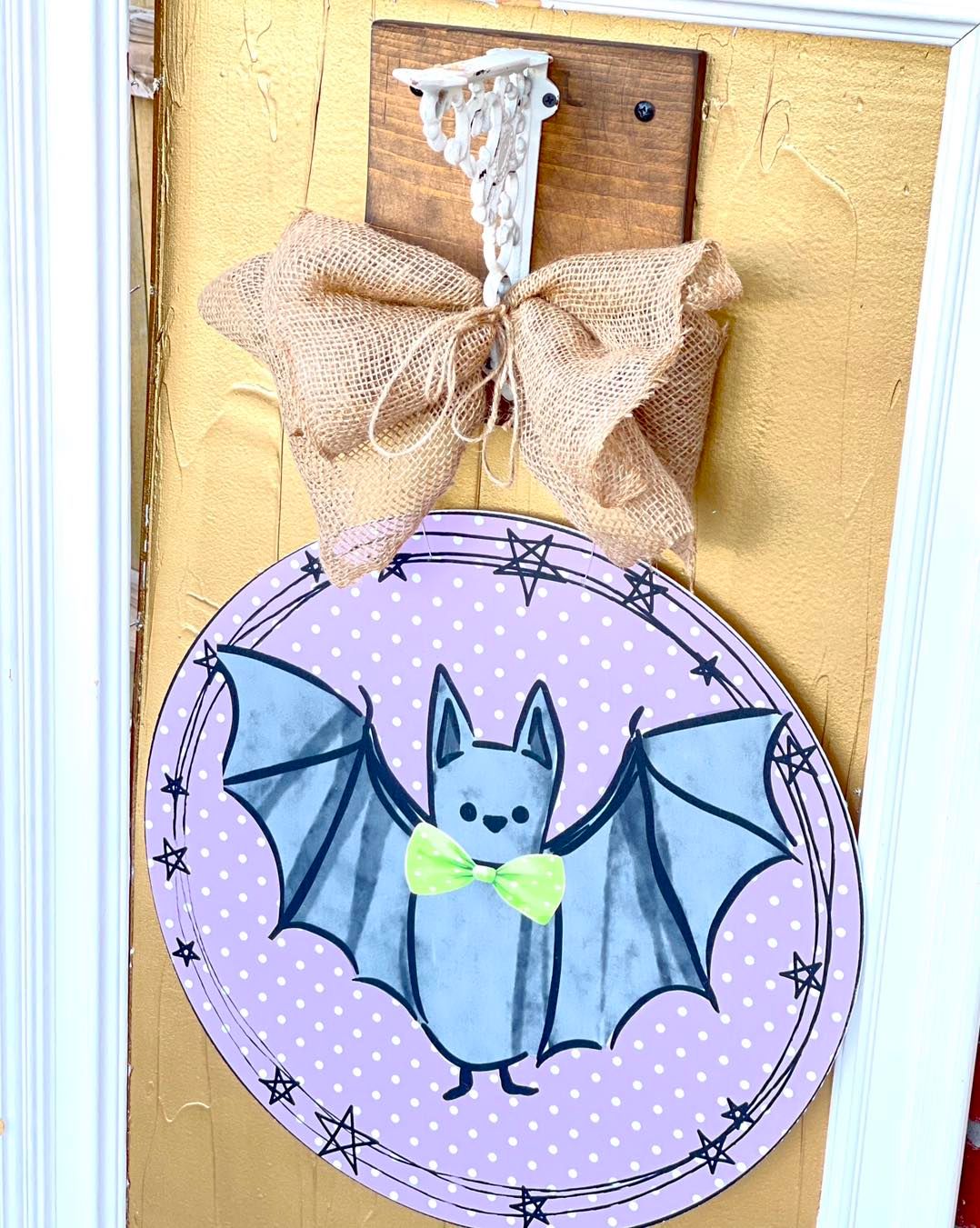 Halloween Bat Door Hanger