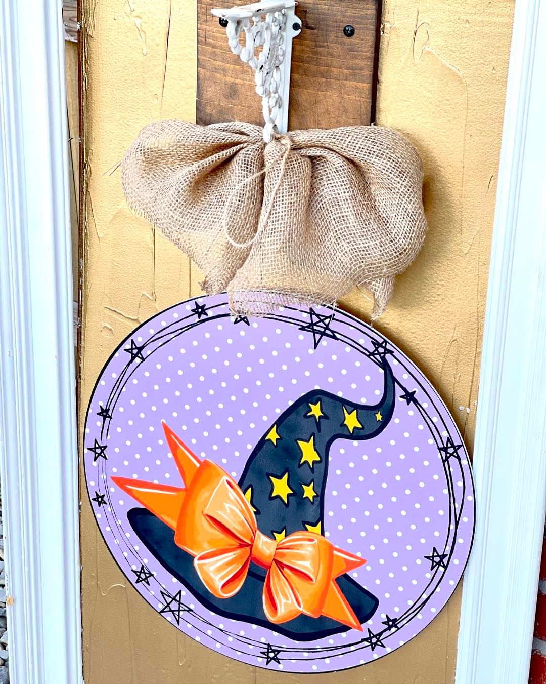 Halloween Witch Hat Door Hanger