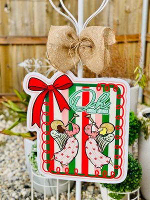 Christmas: O Holy Night Divine Door Hanger