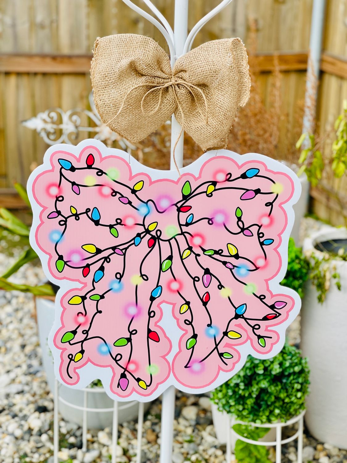 Christmas: ✨ Merry &amp; Bright Bow Door Hanger ✨