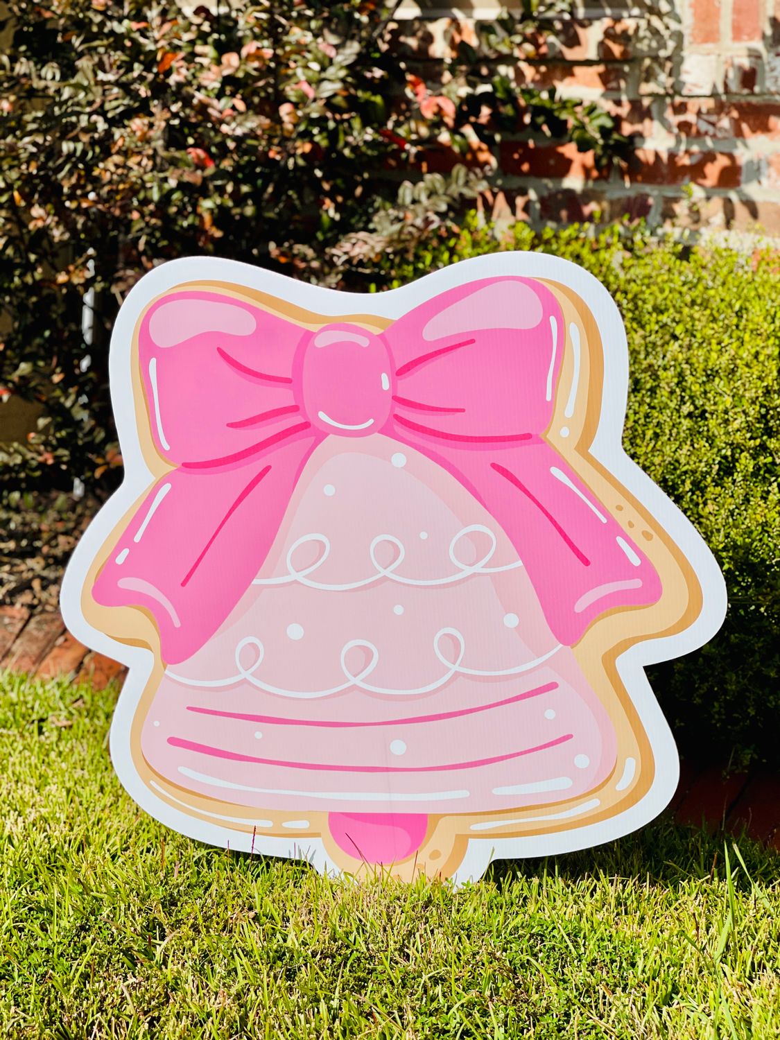 Christmas: Sugar Cookie Bell Yard Sign