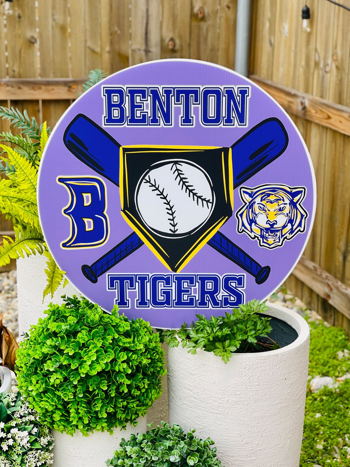 Benton Tigers Yard Sign