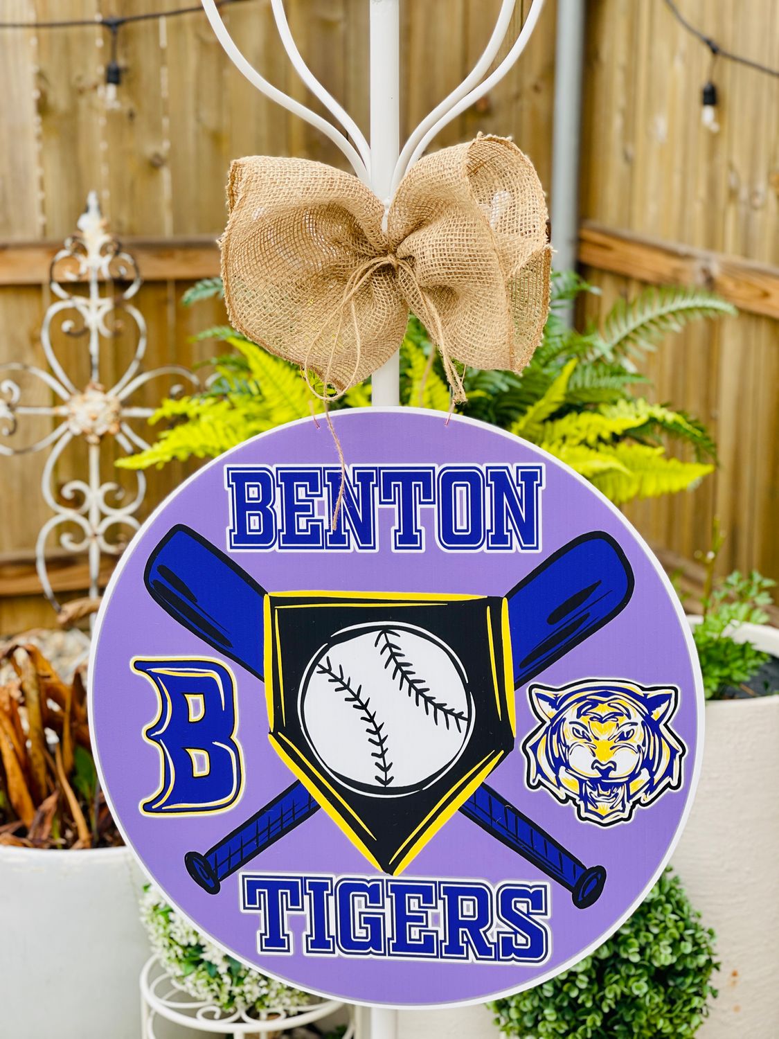 Benton Tigers Door Hanger