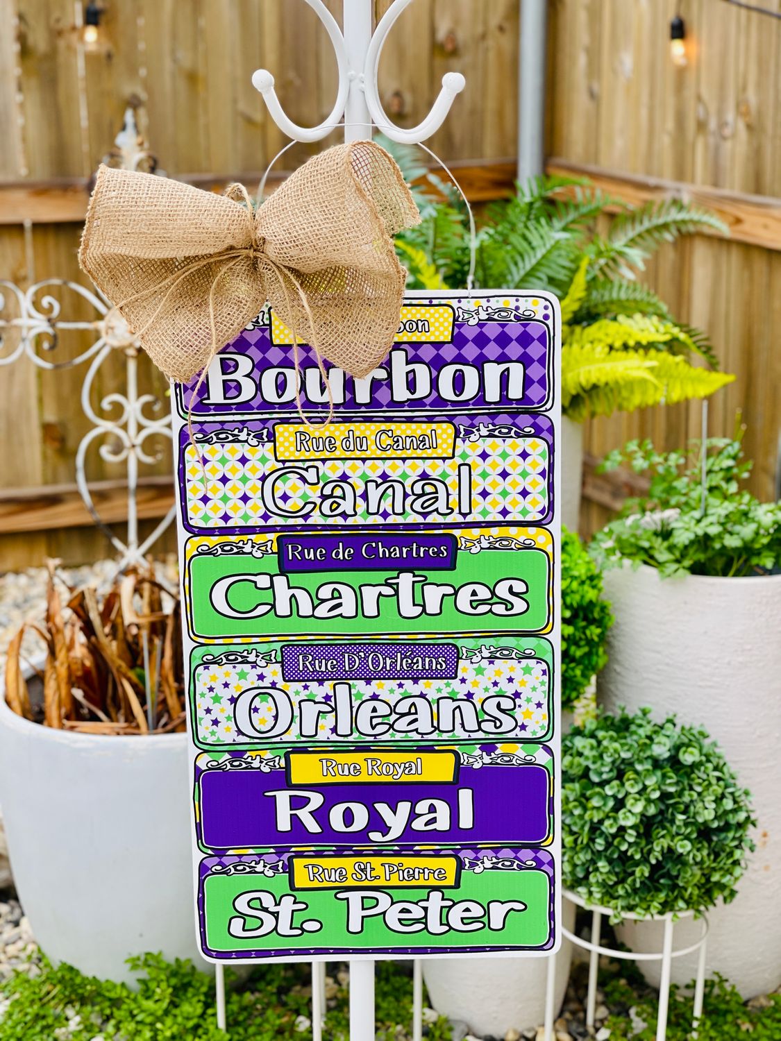 Mardi Gras: Street Signs