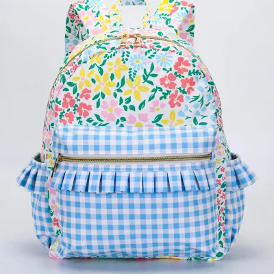 Backpack: Yellow Flower Kids Ruffle