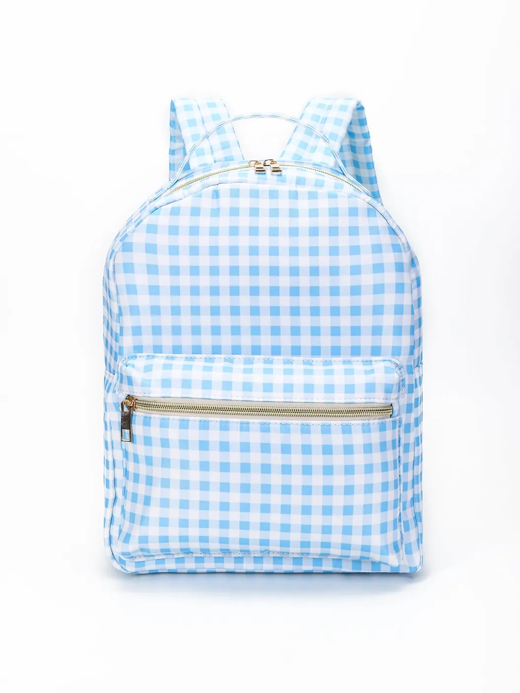 Backpack: Sky Blue Gingham