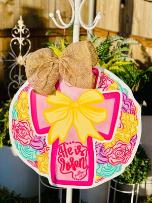 Easter: He Is Risen Cross