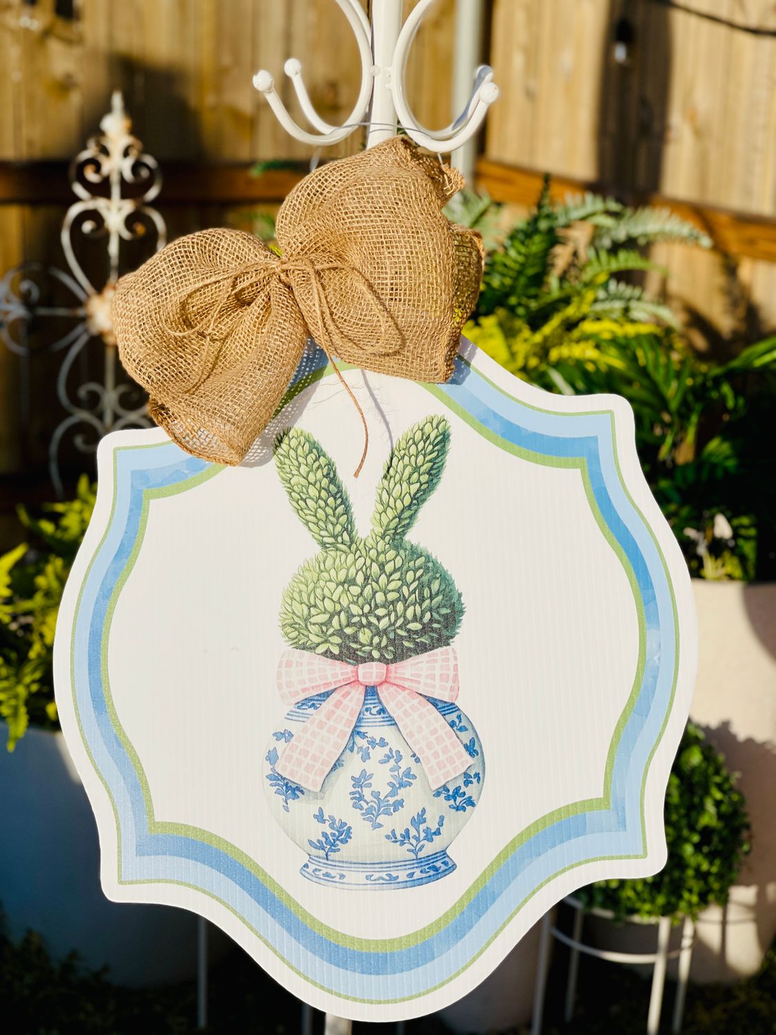 Easter: Bunny Topiary