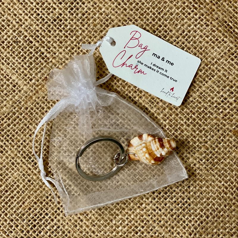 Shell Bag Charm/Keychain (2)