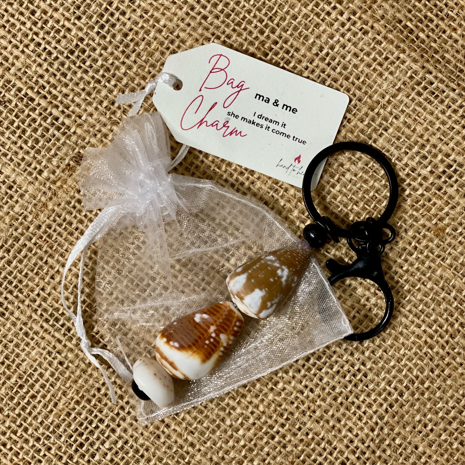 Shell Bag Charm/Keychain (4)