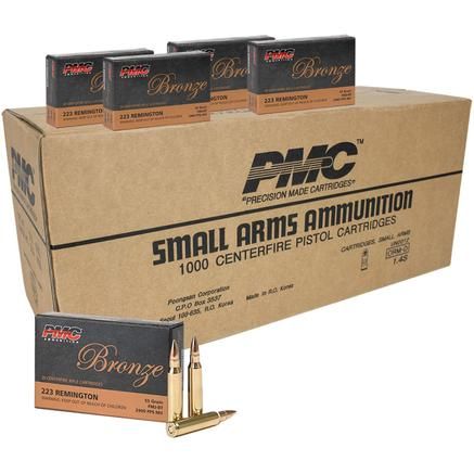 PMC Bronze .223 55gr (1000 rds)