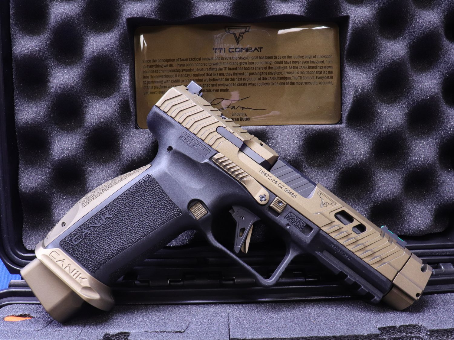 Canik TTI Combat T6472-24Cz00485 Pistol 9x19 445-445