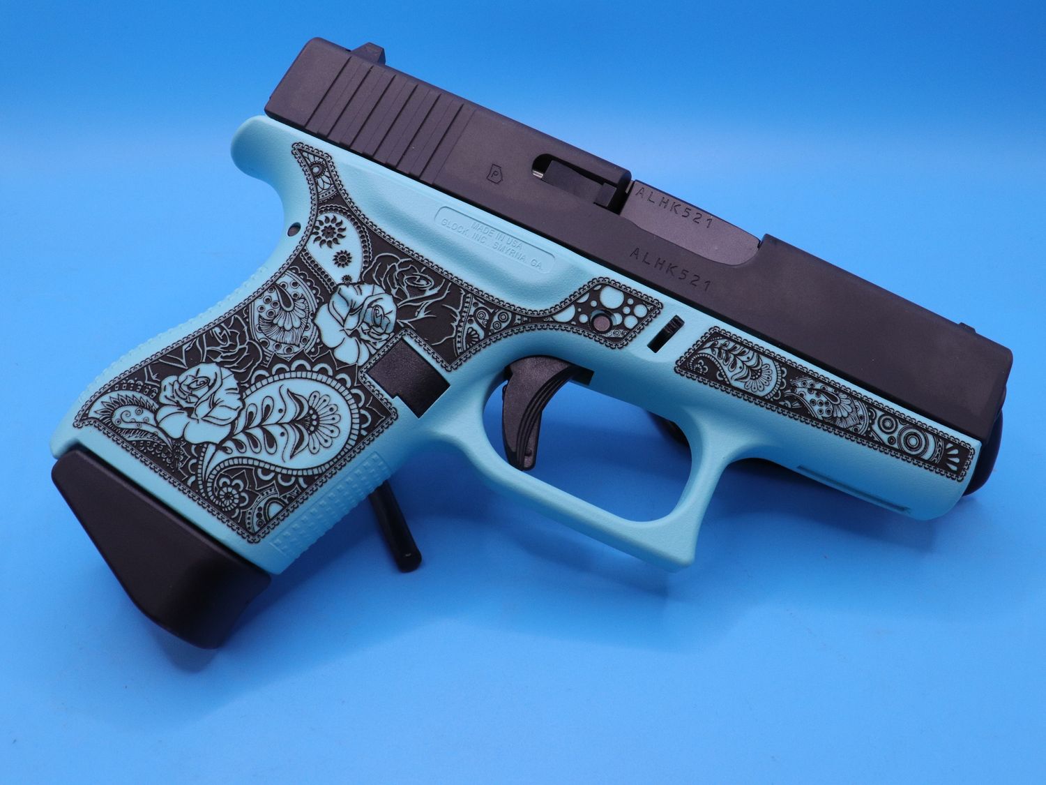 Glock 43 "Tiffany &amp; Paisley" 9x19 New