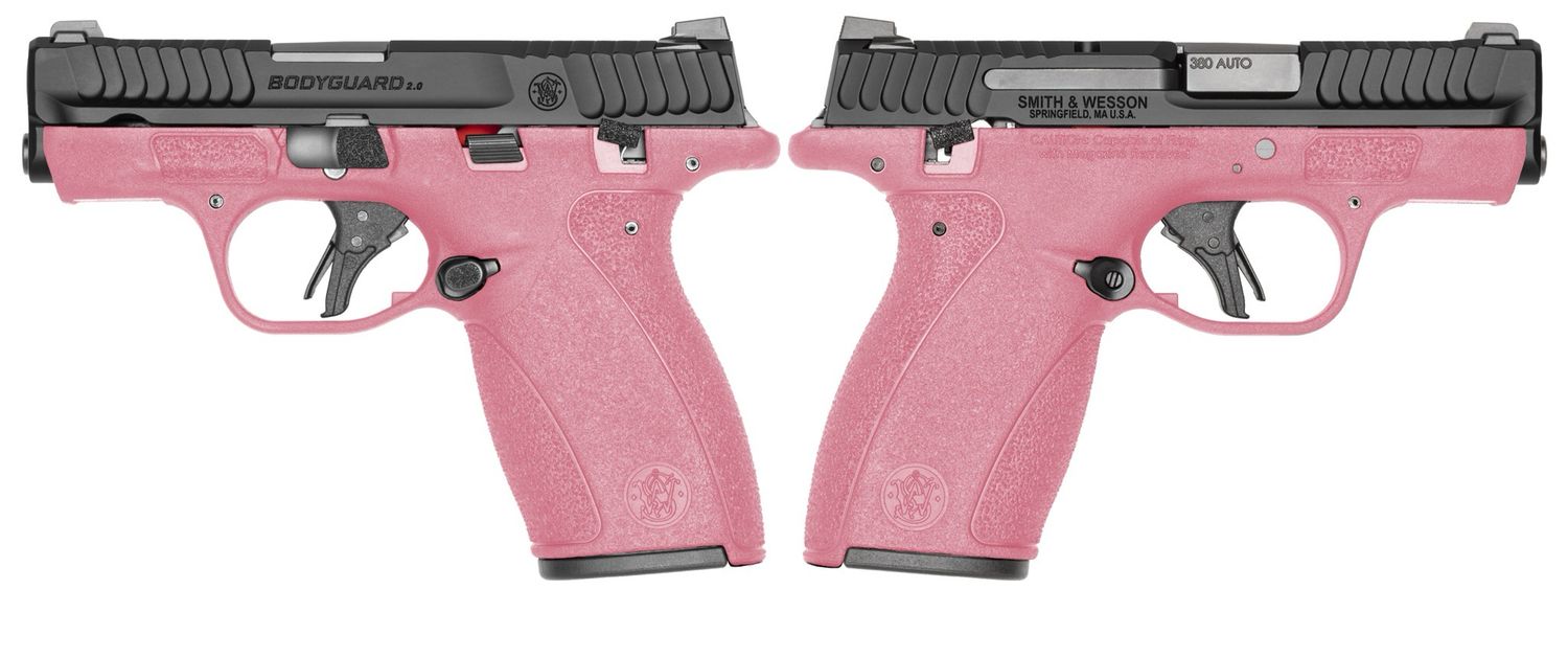 SMITH &amp; WESSON BODYGUARD 2.0 MS 380ACP 2.75" PINK SHERBET 1-10RD 1-12RD