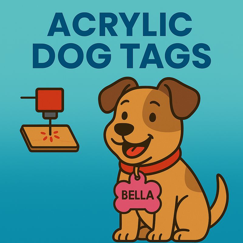 Custom Acrylic Dog Tag