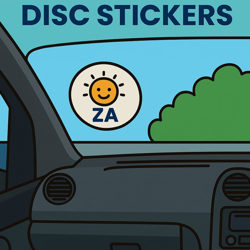 ZA Licence Disc Stickers