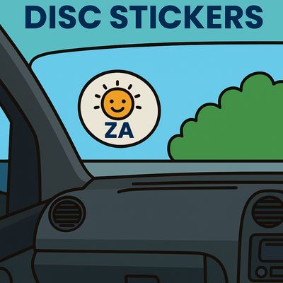 ZA Licence Disc Stickers