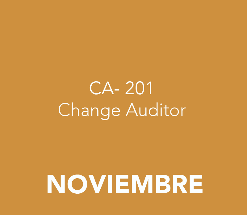 CA201- Change Auditor