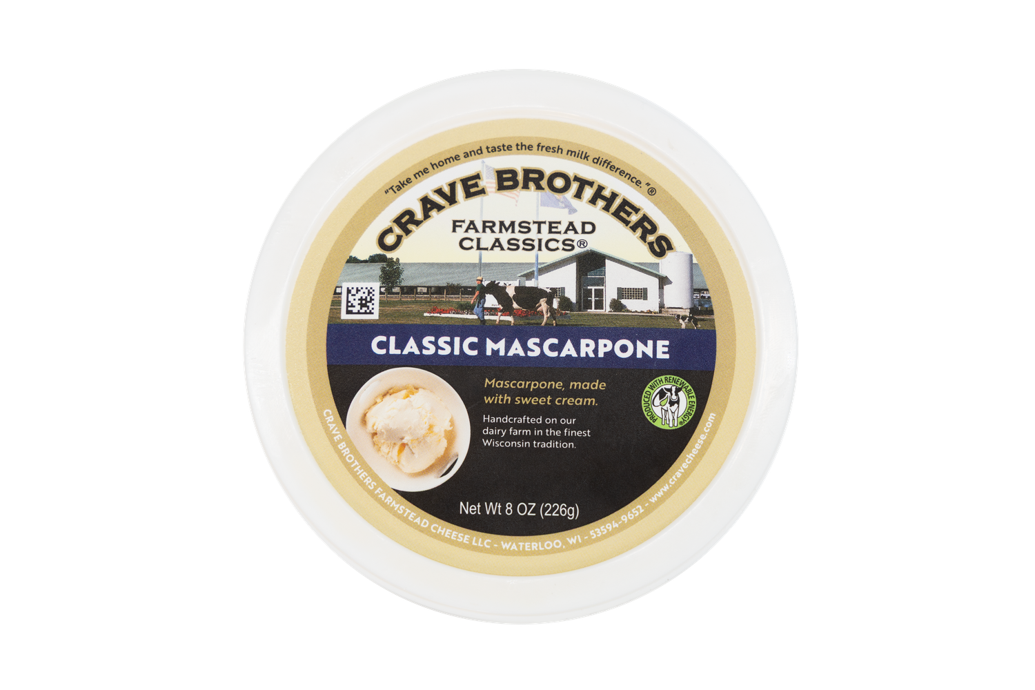 Mascarpone farmstead cheese