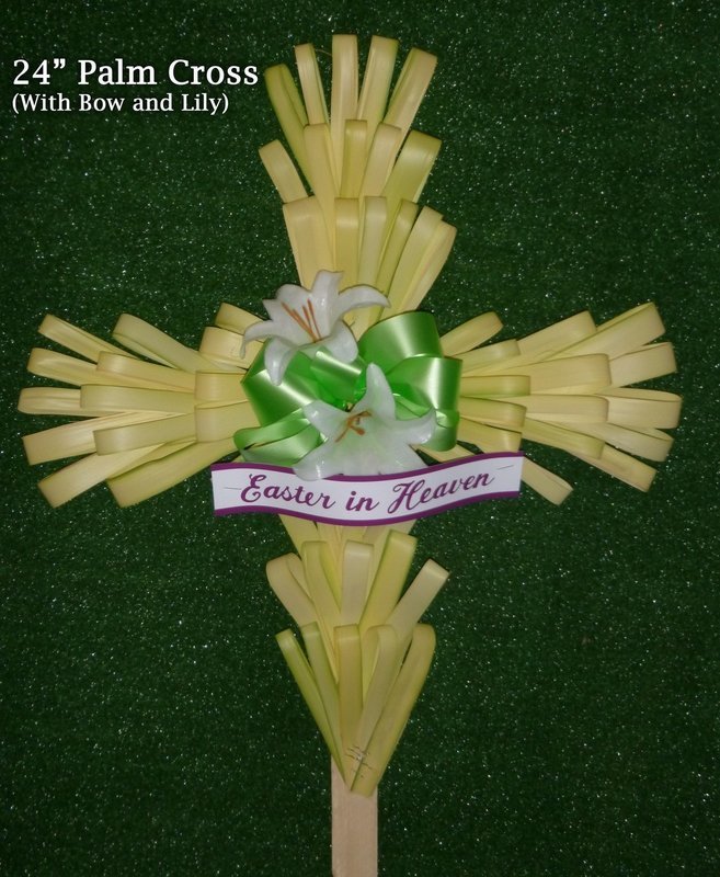 Palm Cross 24"