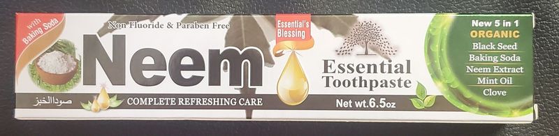 Non Fluoride and Paraben Free Neem Toothpaste