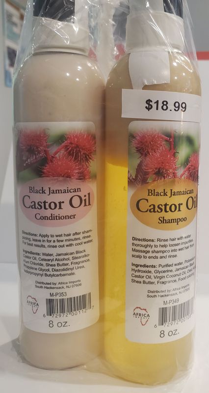 Black Jamaican Castor Oil Shampoo and Conditioner