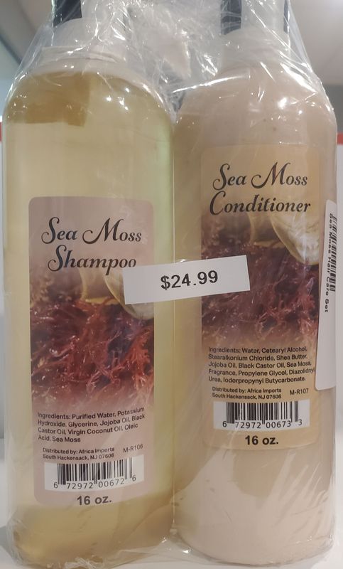 Sea Moss Shampoo and Conditioner