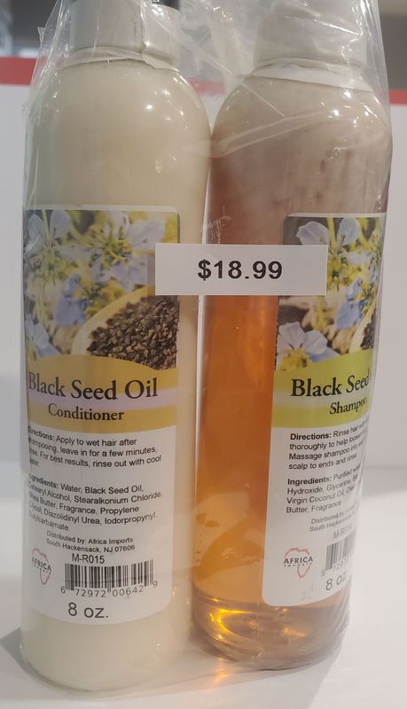 Black Seed Oil Shampoo and Conditioner