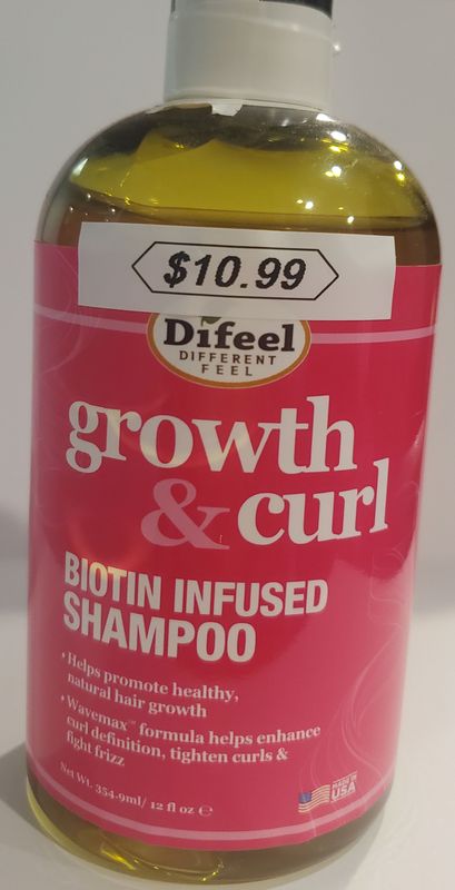 Difeel Growth & Curl Biotin Infused Shampoo