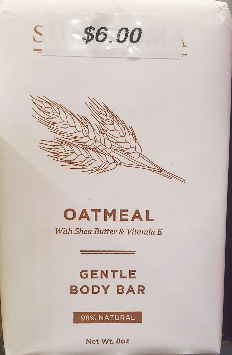 Oatmeal With Shea Butter & Vitamin E Gentle Bar