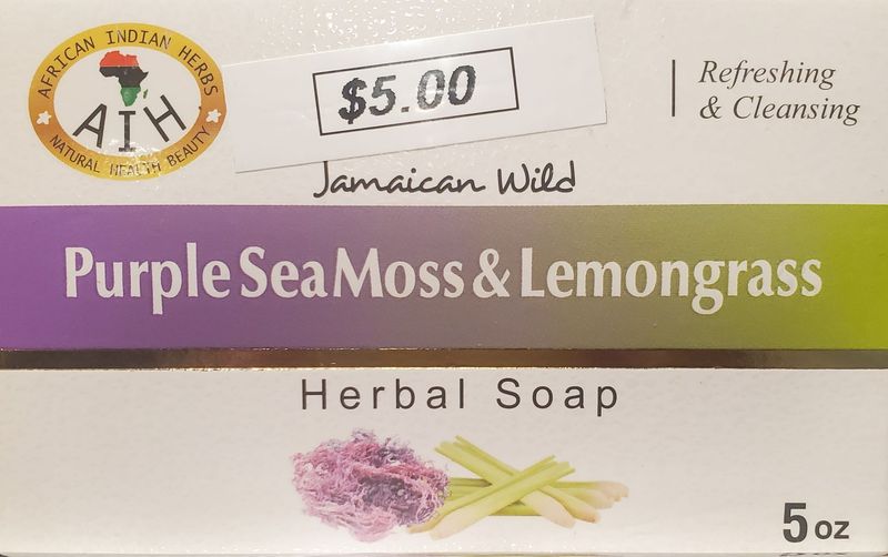 Purple Sea Moss & Lemongrass