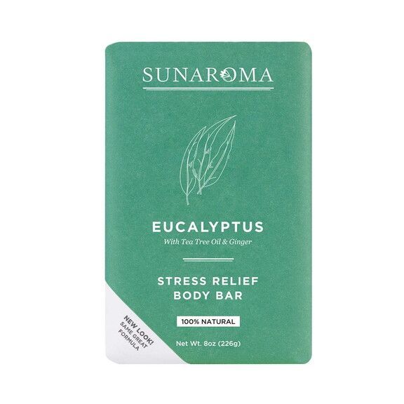 Eucalyptus Stress Relief Body Bar 100% Natural