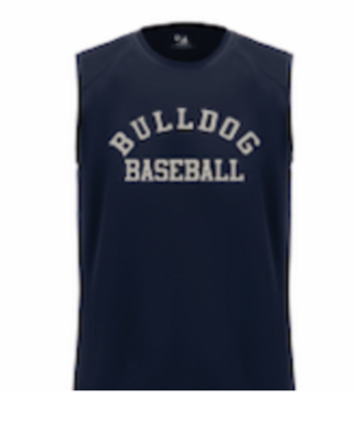 Dryfit Bulldog Baseball Sleeveless