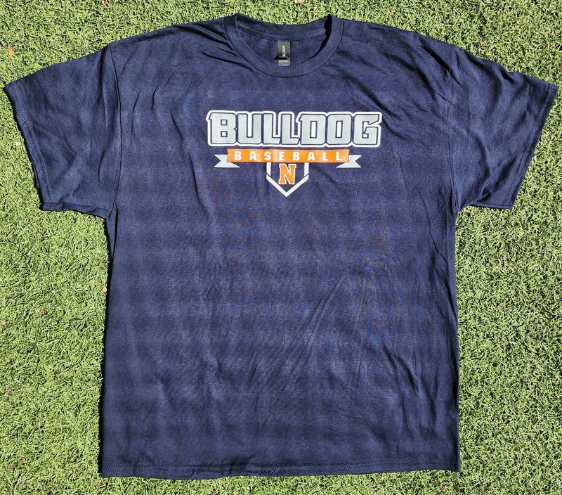 Gildan DryBlend Bulldog Baseball Short Sleeve Shirt