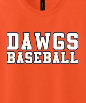 Dawgs Baseball 50/50 Short Sleeve Shirt