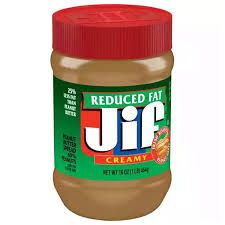 Jif Creamy Reduced Fat,454g 12ct